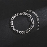 New Design Fashion Stainless Steel Link Chain Bracelets For Women Girl Men Gold Color Hiphop/Rock Adjustable Bracelet Jewelry daiiibabyyy