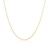 Gold Color Women Snake Chain Necklace 1mm Ultra Thin Round Choker Necklace Stainless Steel Valentines Gift 16" to 20" daiiibabyyy