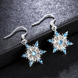 New Korea Sweet Cute Flower Crystal Temperament Geometric Shiny Zircon Earrings Statement Earrings for Women Girl Pendientes daiiibabyyy