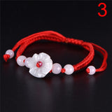 Simple Adjustable Handmade Leaf Anklets Woven Adjustable Rope Lucky Foot Bracelet For Women Men Jewelry daiiibabyyy