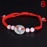 Simple Adjustable Handmade Leaf Anklets Woven Adjustable Rope Lucky Foot Bracelet For Women Men Jewelry daiiibabyyy