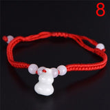 Simple Adjustable Handmade Leaf Anklets Woven Adjustable Rope Lucky Foot Bracelet For Women Men Jewelry daiiibabyyy