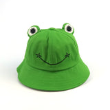 Child-Parents Frog Bucket Hat For Women Summer Autumn Plain Female Panama Outdoor Hiking Beach Fishing Sunscreen Woman Bob Caps daiiibabyyy