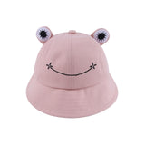 Child-Parents Frog Bucket Hat For Women Summer Autumn Plain Female Panama Outdoor Hiking Beach Fishing Sunscreen Woman Bob Caps daiiibabyyy