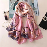 180x90cm Luxury Brand New Design Silk Scarf Women Fashion Shawl Spring Summer Autumn Tourist muffler wrap beach bandanna female daiiibabyyy