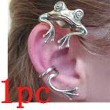 Retro Cute Frog Earring For Women Gold Silver Color Gothic Animal Pirecing Stud Earring Female Charm Jewelry Gift daiiibabyyy