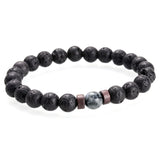 Men Bracelet Natural Moonstone Bead Tibetan Buddha Bracelet chakra Lava Stone Diffuser Bracelets Men Jewelry gift Drop Shipping daiiibabyyy