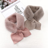 2021 New Designer Pink Love Heart Knitted Scarf Women Winter Fashion Thick Warm Faux Fur Neck Collar Scarves for Ladies Foulards daiiibabyyy