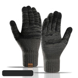 Women's Men Knitted Winter Gloves Cashmere Knitted Women Autumn Winter Warm Thick Gloves Touch Screen Skiing Gloves daiiibabyyy