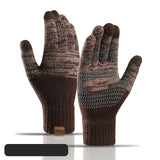 Women's Men Knitted Winter Gloves Cashmere Knitted Women Autumn Winter Warm Thick Gloves Touch Screen Skiing Gloves daiiibabyyy