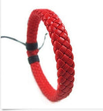 Unisex Leather Bracelet Bracelet Cuff Rope Can Be Adjusted Well Gift Daily with Parents and Children Leather Bracelets on Hand daiiibabyyy