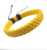 Unisex Leather Bracelet Bracelet Cuff Rope Can Be Adjusted Well Gift Daily with Parents and Children Leather Bracelets on Hand daiiibabyyy