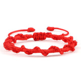 Black Red White Woven Thread Rope Lucky Bracelet Women Men Charms Bracelets Jewelry For Lovers' Best Gift Friendship Bangles daiiibabyyy