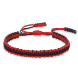 Black Red White Woven Thread Rope Lucky Bracelet Women Men Charms Bracelets Jewelry For Lovers' Best Gift Friendship Bangles daiiibabyyy