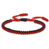 Black Red White Woven Thread Rope Lucky Bracelet Women Men Charms Bracelets Jewelry For Lovers' Best Gift Friendship Bangles daiiibabyyy