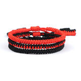 Black Red White Woven Thread Rope Lucky Bracelet Women Men Charms Bracelets Jewelry For Lovers' Best Gift Friendship Bangles daiiibabyyy