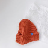 Autumn Winter Solid Color Baby Knitted Hats Kids Girls Boys Beanies Caps Warm Soft Casual Hats for Children daiiibabyyy