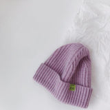 Autumn Winter Solid Color Baby Knitted Hats Kids Girls Boys Beanies Caps Warm Soft Casual Hats for Children daiiibabyyy