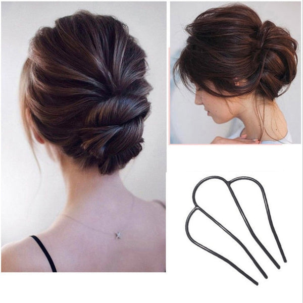 Daiiibabyyy New U Shape Hair Clips Bobby Pins for Women Girls Bride Ha ...