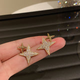 Earrings 2021 Trend New Xingyue Earrings Korean Asymmetrical High Sensation Earrings Fashion Simple and Exquisite Jewelry daiiibabyyy