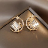 Earrings 2021 Trend New Xingyue Earrings Korean Asymmetrical High Sensation Earrings Fashion Simple and Exquisite Jewelry daiiibabyyy