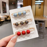 5/10Pcs/Pack Cute Enamel Brooches Pins Pearl Neckline Small Collar Lapel Pin Buckle Fixed Clothes Invisible Brooch Jewelry Sets daiiibabyyy