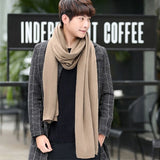 2021 NEW Arrived Men Scarf Knit Spring Unisex Thick Warm Winter Scarves Long Size Male Cashmere Warmer women's Scarves daiiibabyyy