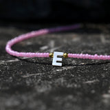 Bohemia Beaded Choker Necklace for Women Initial 26 Letters Pendant Chain Necklace Fashion Shell Pearl Jewelry Boho Accessories daiiibabyyy