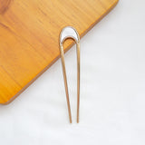 Fashion Metal Hair Sticks for Women Shell Hair Clip Pins Minimalist U Shape Girls Hairpins Hair Bun Maker Headwear daiiibabyyy