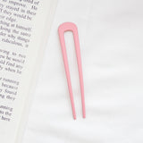 Fashion Metal Hair Sticks for Women Shell Hair Clip Pins Minimalist U Shape Girls Hairpins Hair Bun Maker Headwear daiiibabyyy