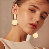 Newest!! Fashion Minimalist Large Circle Geometric Round Big Hoop Earrings For Women Girl Wedding Party Jewelry daiiibabyyy