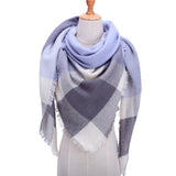 Designer 2021 knitted spring winter women scarf plaid warm cashmere scarves shawls luxury brand neck bandana  pashmina lady wrap daiiibabyyy