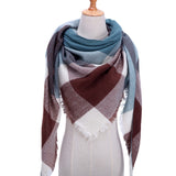 Designer 2021 knitted spring winter women scarf plaid warm cashmere scarves shawls luxury brand neck bandana  pashmina lady wrap daiiibabyyy