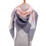 Designer 2021 knitted spring winter women scarf plaid warm cashmere scarves shawls luxury brand neck bandana  pashmina lady wrap daiiibabyyy