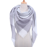 Designer 2021 knitted spring winter women scarf plaid warm cashmere scarves shawls luxury brand neck bandana  pashmina lady wrap daiiibabyyy