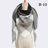 Designer 2021 knitted spring winter women scarf plaid warm cashmere scarves shawls luxury brand neck bandana  pashmina lady wrap daiiibabyyy