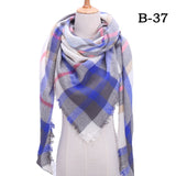 Designer 2021 knitted spring winter women scarf plaid warm cashmere scarves shawls luxury brand neck bandana  pashmina lady wrap daiiibabyyy