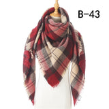 Designer 2021 knitted spring winter women scarf plaid warm cashmere scarves shawls luxury brand neck bandana  pashmina lady wrap daiiibabyyy