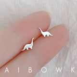 Simple Butterfly Smooth Mini Small Animal Flower Crown Heart Stud Earring for Women Cartilage Helix Tragus Piercing Tiny Star daiiibabyyy