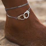 Boho Style Star Anklet Fashion Multilayer Foot Chain 2021 Handcuffs Ankle For Women Bracelet Beach Accessories Gift цепочка