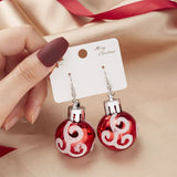 New Trendy Statement Christmas Tree Earrings For Women Santa Claus Snowman Drop Earrings Jewelry Girls Christmas Gifts daiiibabyyy