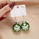 New Trendy Statement Christmas Tree Earrings For Women Santa Claus Snowman Drop Earrings Jewelry Girls Christmas Gifts daiiibabyyy