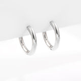 Gold Silver Color Stainless Steel Hoop Earrings for Women Small Simple Round Circle Huggies Ear Rings Steampunk Accessories daiiibabyyy