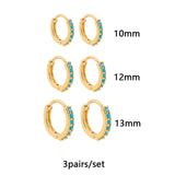 Gold Silver Color Stainless Steel Hoop Earrings for Women Small Simple Round Circle Huggies Ear Rings Steampunk Accessories daiiibabyyy