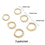 Gold Silver Color Stainless Steel Hoop Earrings for Women Small Simple Round Circle Huggies Ear Rings Steampunk Accessories daiiibabyyy