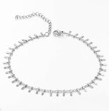 New Style Neo-Gothic Style Stainless Steel Gold Anklet High Quality Fashion Jewelry daiiibabyyy