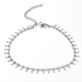 New Style Neo-Gothic Style Stainless Steel Gold Anklet High Quality Fashion Jewelry daiiibabyyy