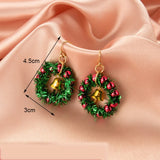 New Trendy Statement Christmas Tree Earrings For Women Santa Claus Snowman Drop Earrings Jewelry Girls Christmas Gifts daiiibabyyy