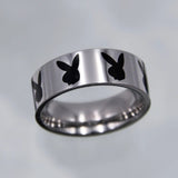 2021 New Fashion Hiphop Punk Stainless Steel Fire Butterfly Band Rings Vintage Goth Rings for Women Men Jewelry Gift daiiibabyyy