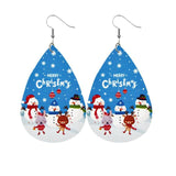 New Trendy Statement Christmas Tree Earrings For Women Santa Claus Snowman Drop Earrings Jewelry Girls Christmas Gifts daiiibabyyy